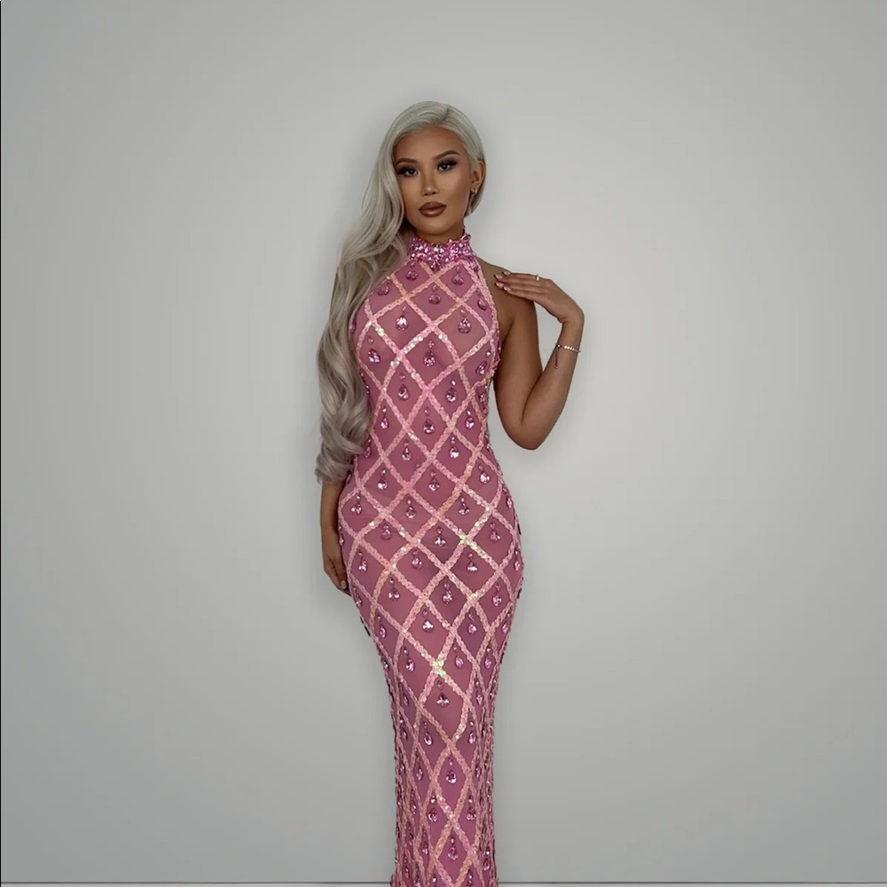 Alglist Pink Gigi Gown, Chandelier Type